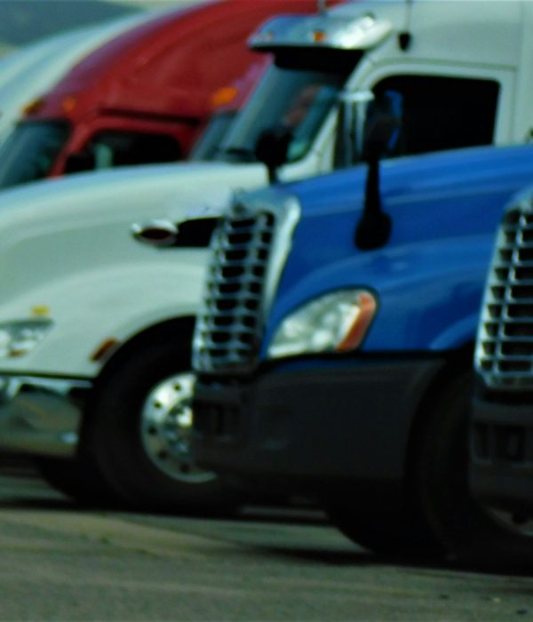 TRUCKING! Red, White and Blue Big Rig Semi Trucks!
